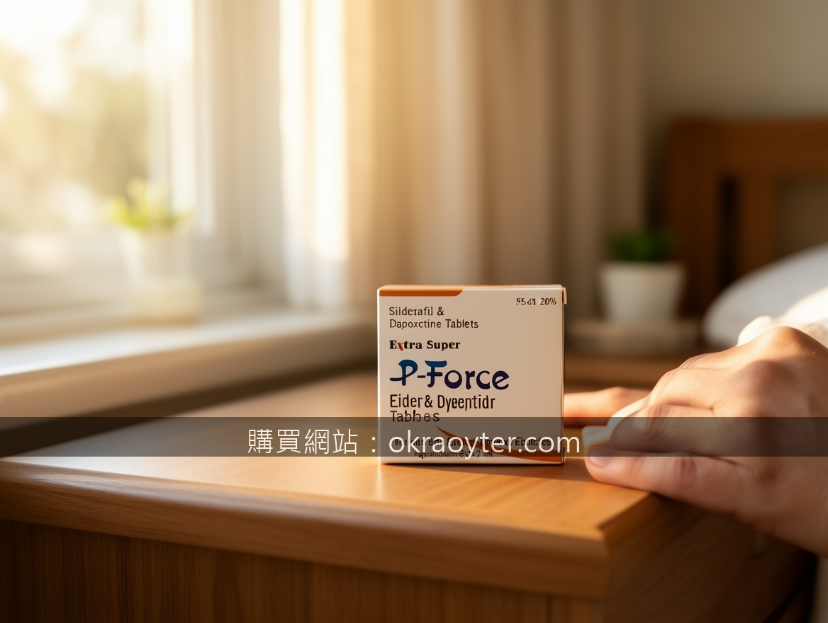 Lifestyle product photography. Place the P-Force Extra Super Sildenafil & Dapoxe