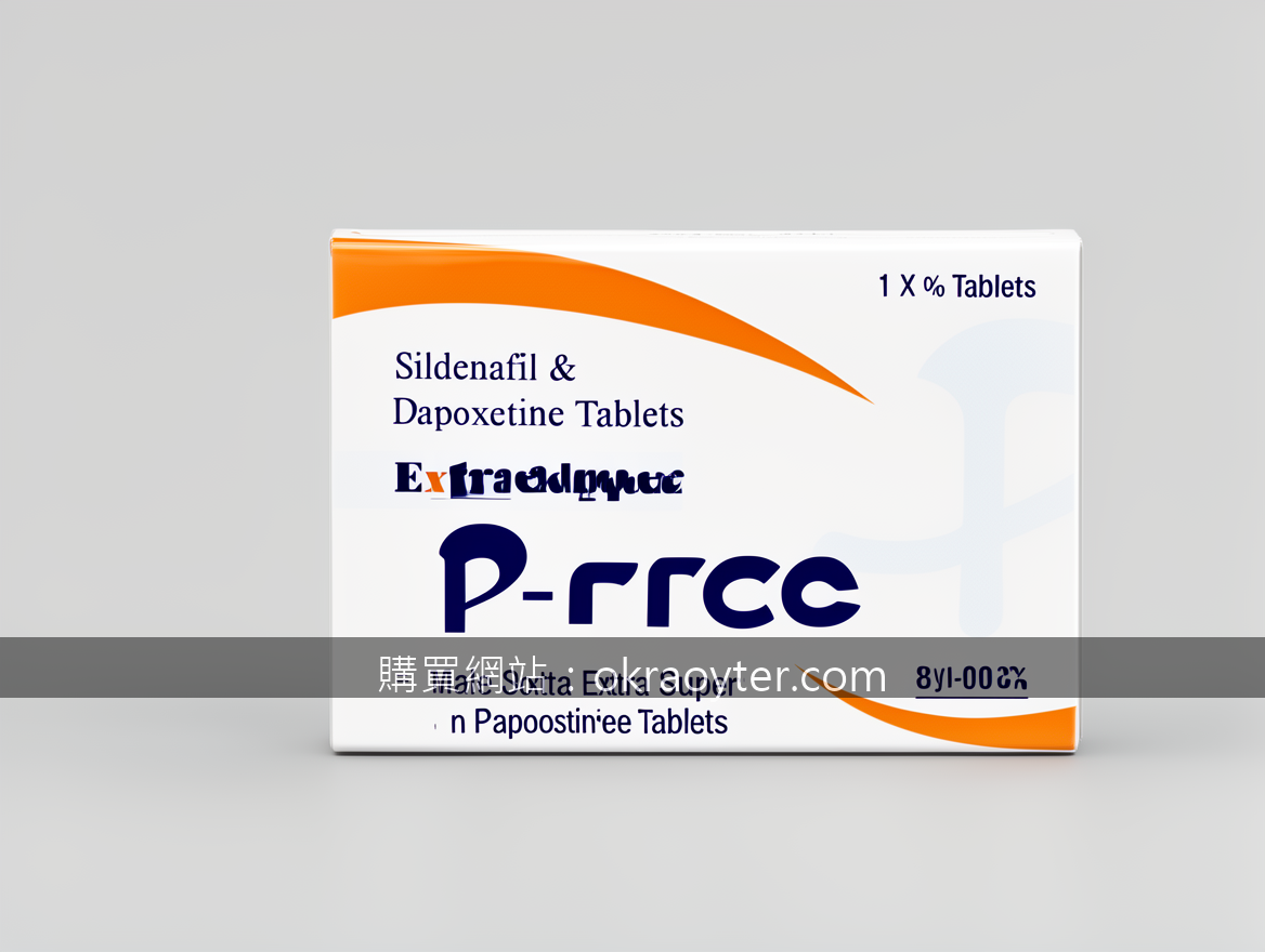 Close-up detail product photography. Photograph the P-Force Extra Super Sildenaf