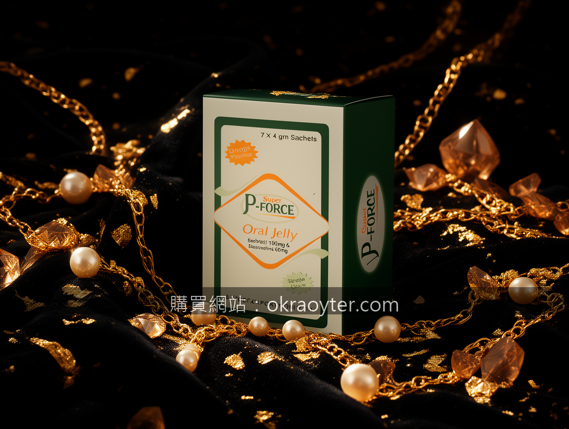 BLACK VELVET with gold leaf accents. Place the Super P-FORCE Oral Jelly 100mg & 