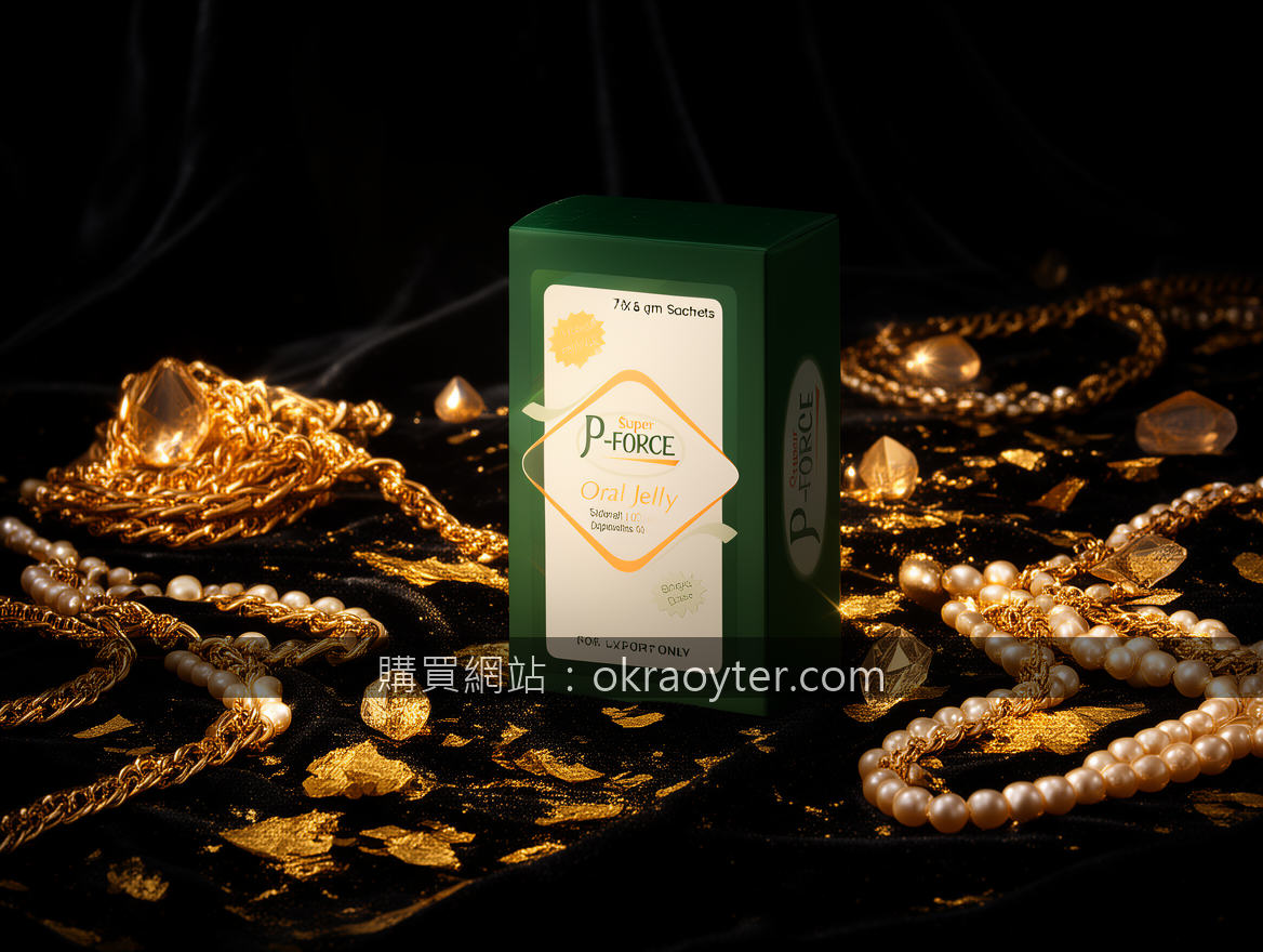 BLACK VELVET with gold leaf accents. Place the Super P-FORCE Oral Jelly 100mg & 