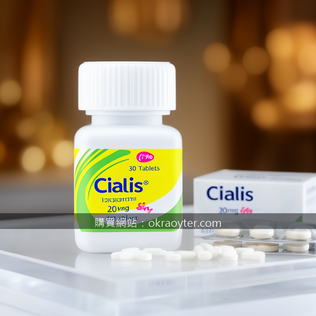 Luxury scene product photography. Place the Cialis 20mg 30 Tablets prescription